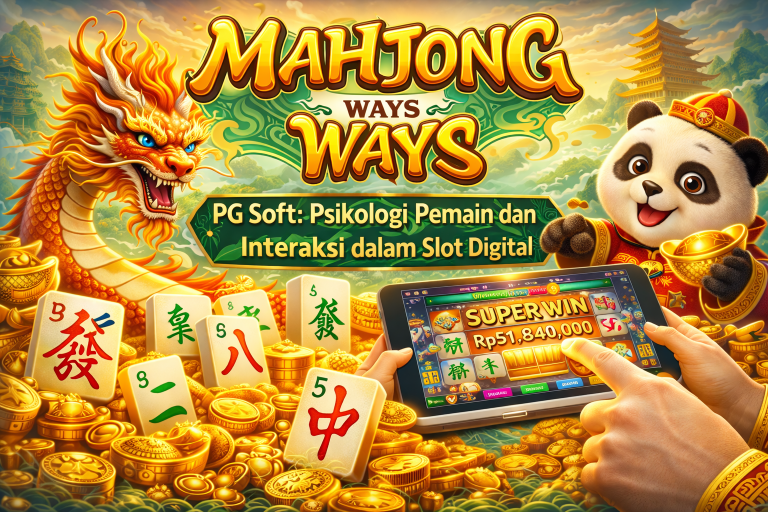 Mahjong Ways PG Soft: Psikologi Pemain dan Interaksi dalam Slot Digital