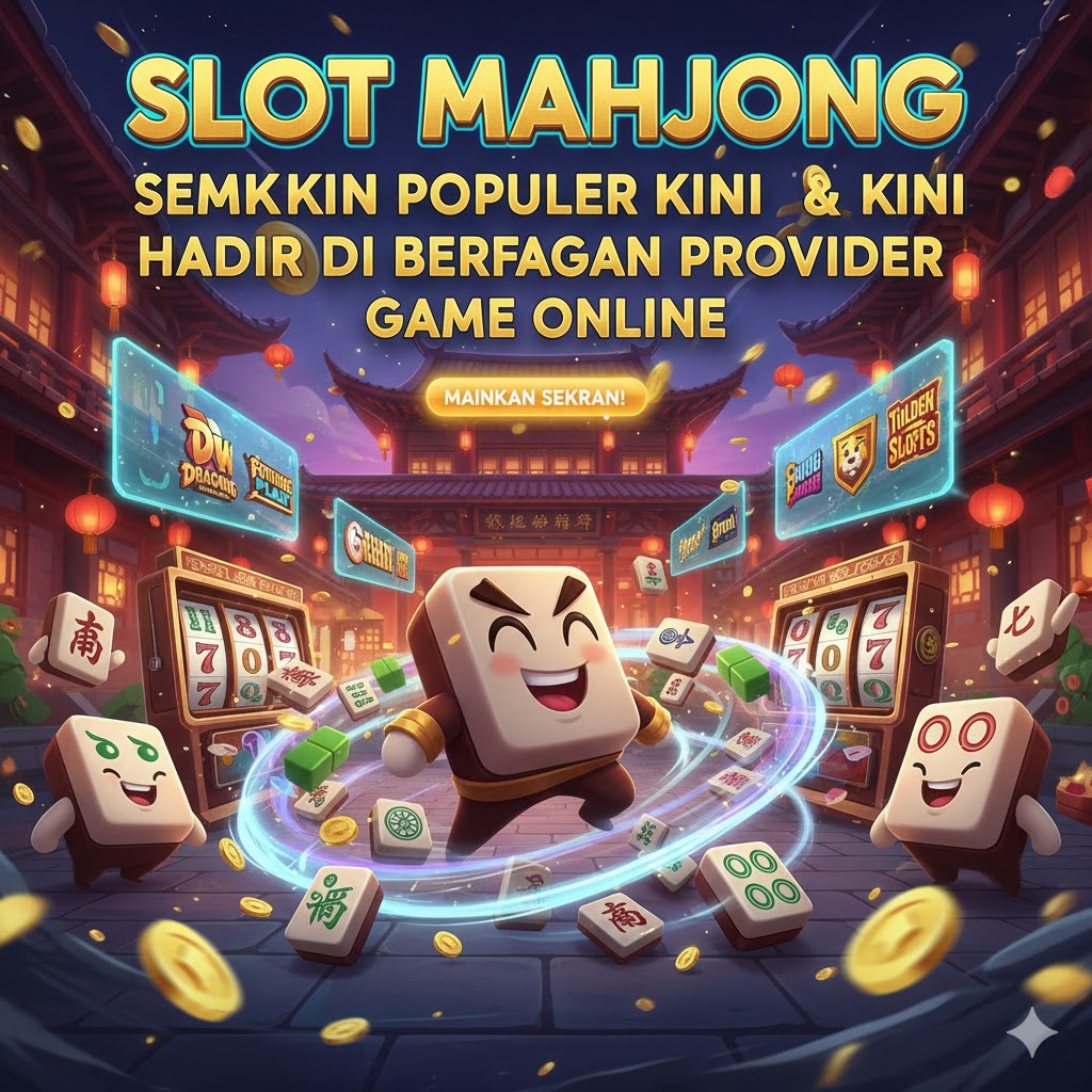 Slot Mahjong Semakin Populer Kini Hadir di Berbagai Provider Game Online